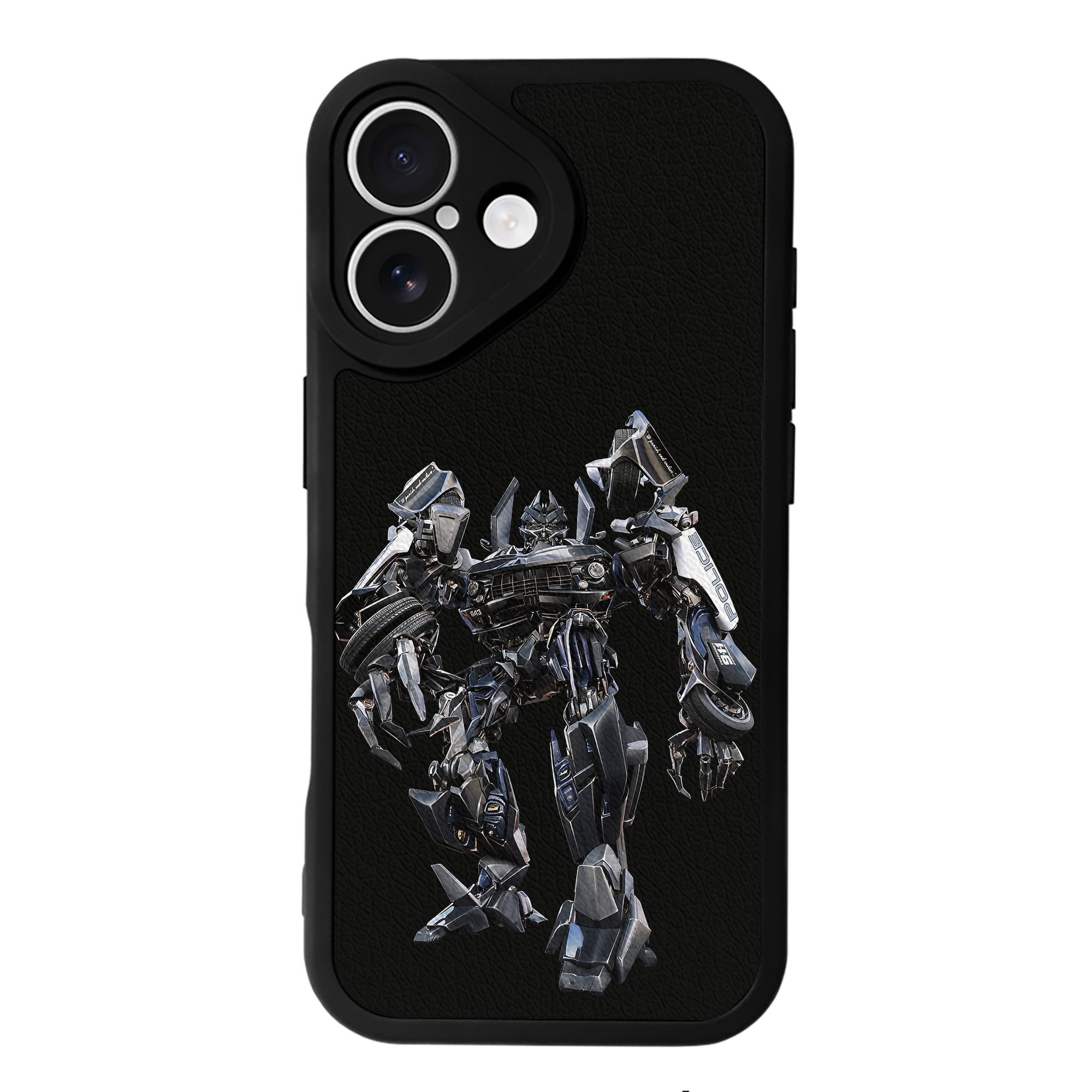 （画像用） Transformers トランスフォーマー 【iPhone 16シリーズ対応】シリコンスマホケース（レザー調） 材質：シリコン